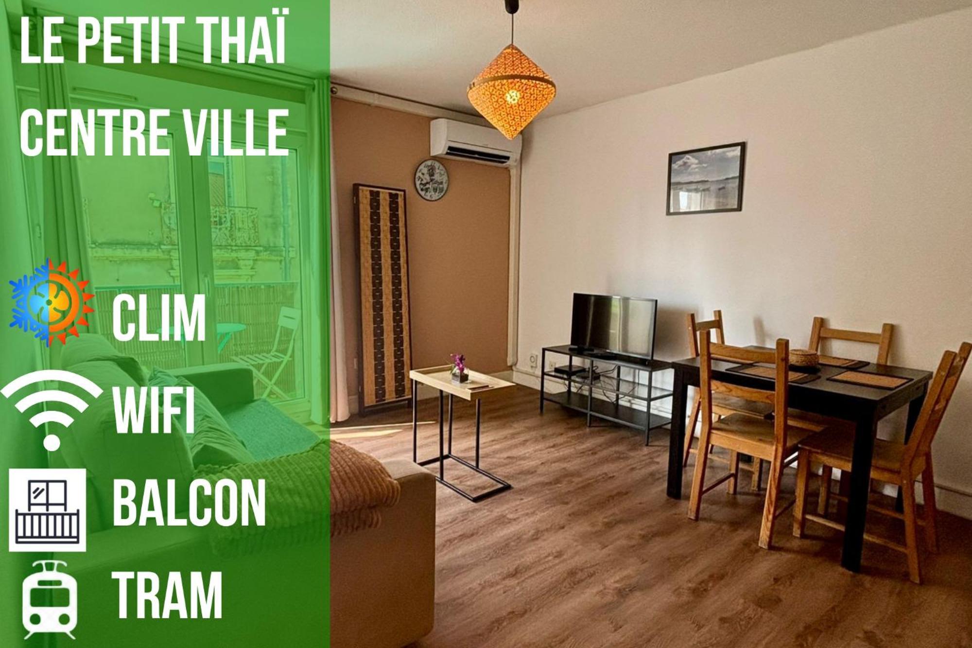 Le Petit Thai Appart 2 Pieces Zen Centre Ville Montpellier Kültér fotó
